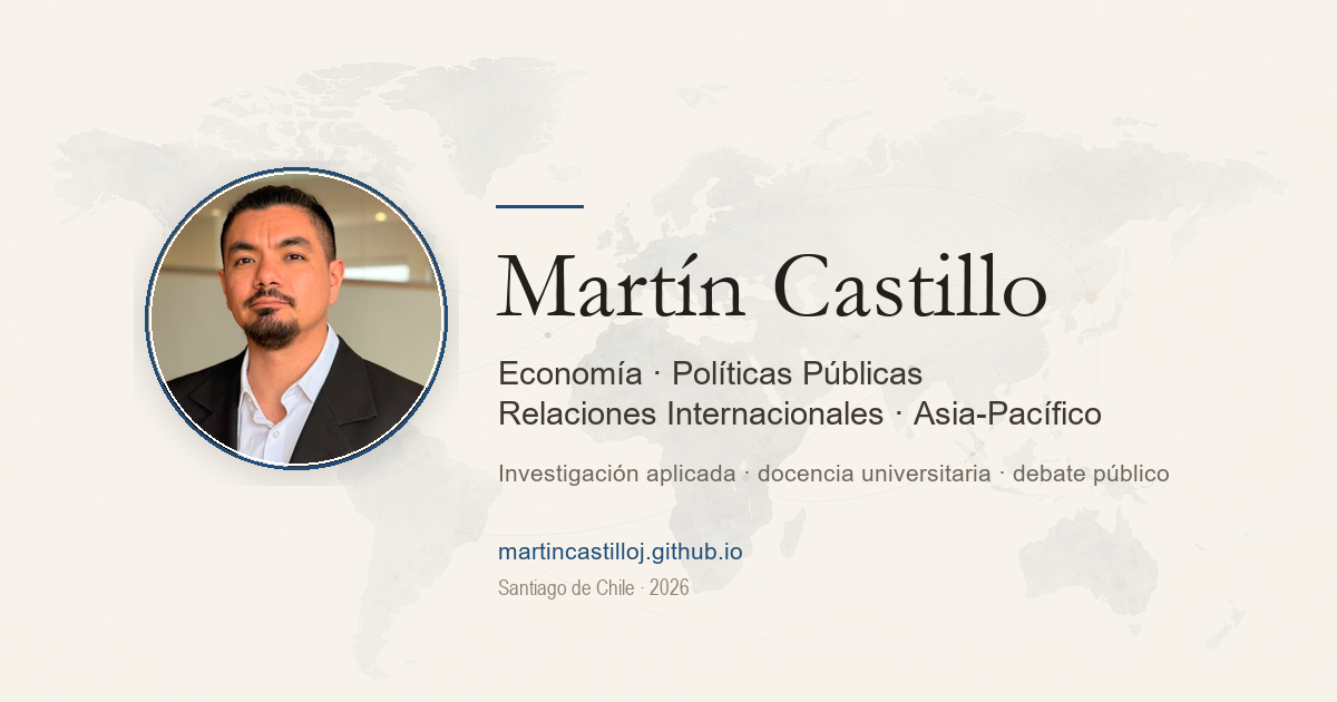 Martín Castillo — Economía, Políticas Públicas & Relaciones Internacionales